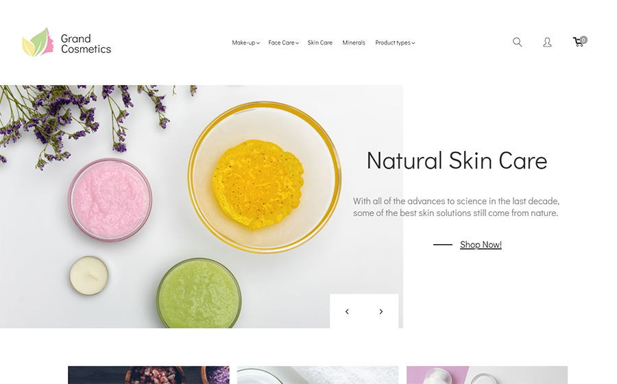 Tienda de cosméticos Tema Magento | Blog de MageWorx