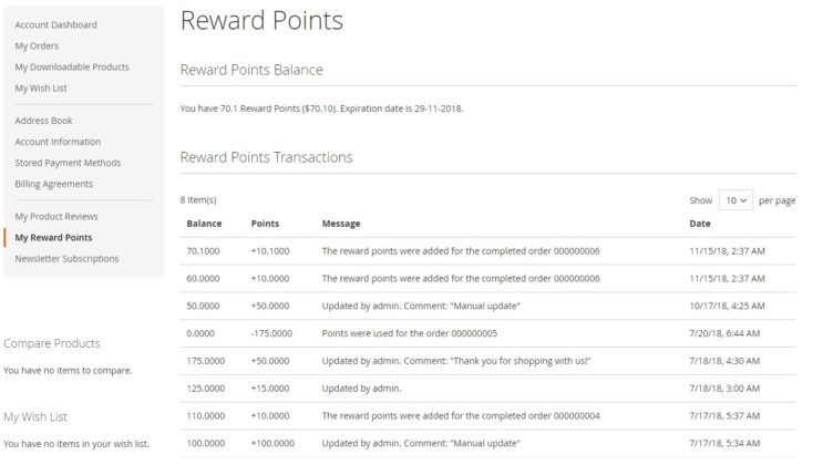 Top 7 extensii de puncte de recompensă Magento 2 | MageWorx Magento Blog