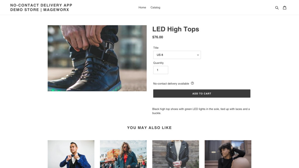 Novo aplicativo gratuito para Shopify―Entrega sem contato | Blog da MageWorx Shopify