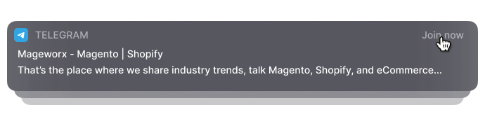 Mageworx 电报频道
