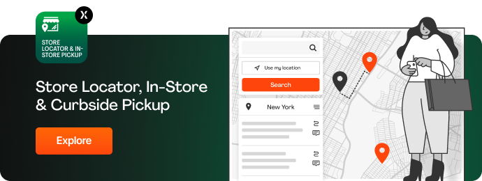 Localizzatore di negozi, ritiro in negozio e sul marciapiede per Magento 2