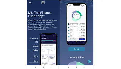 การลงทะเบียนกับ M1 Finance