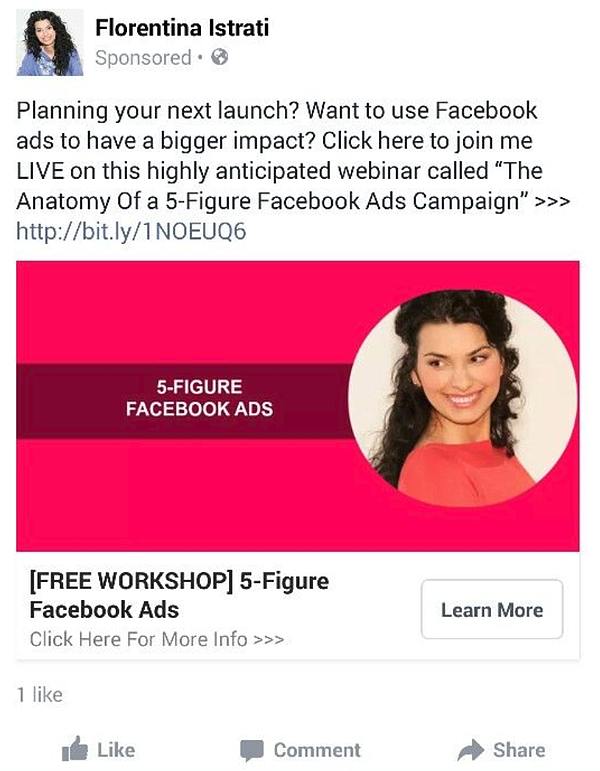 posting webinar yang disponsori