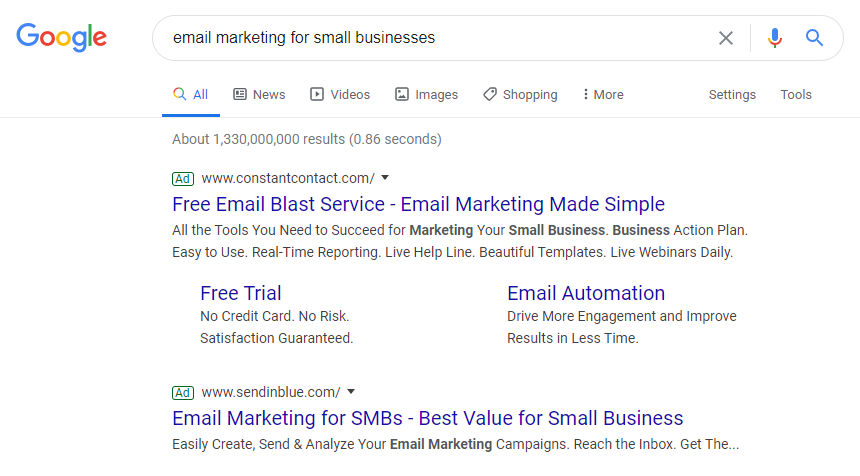 iklan pemasaran email