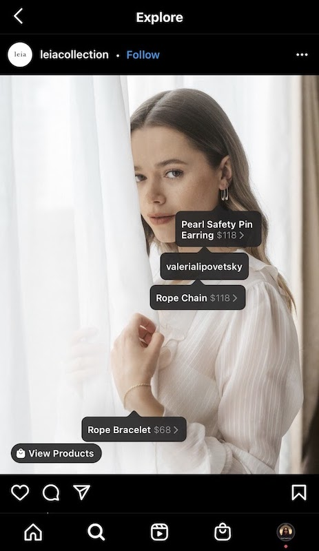 instagram dükkanı