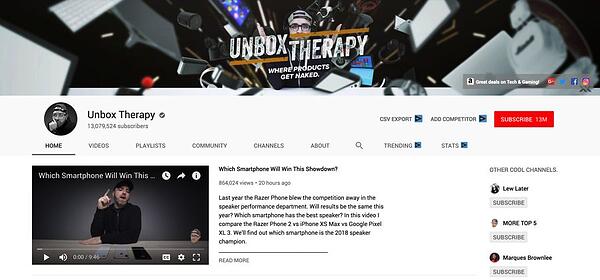YouTube 社交销售