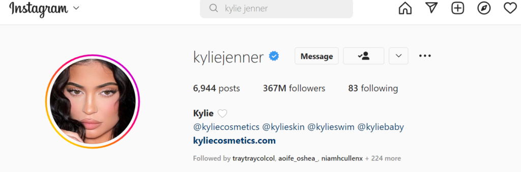 Quem tem mais seguidores no Instagram-Top 10 1