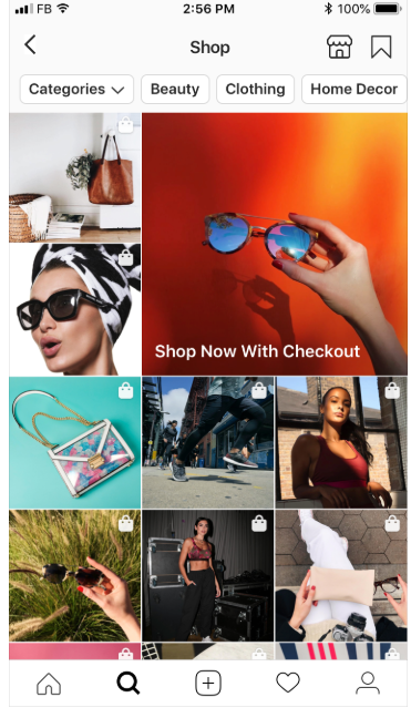 Melhorias no Instagram-Explore-Section
