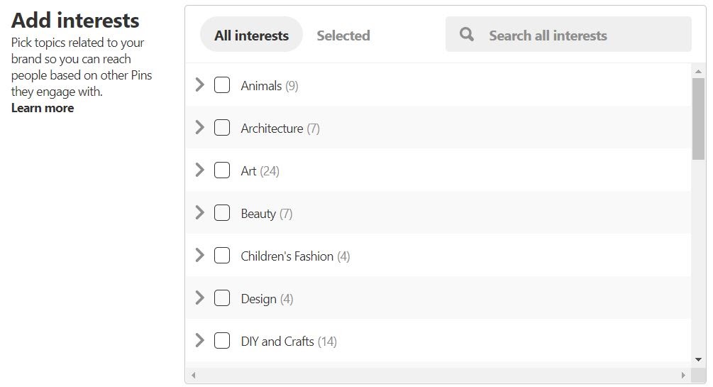 pinterest-annunci-aggiungi-interessi-del-pubblico