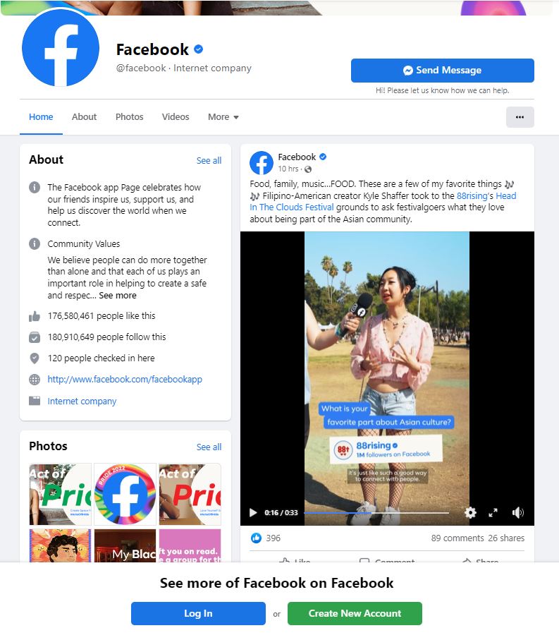 Facebook 布局 - 小型企业的社交媒体
