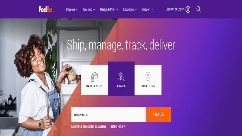 Fedex nach Hause