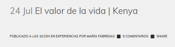 Experiente personale