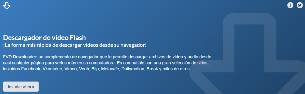 Estensione per il download di video flash
