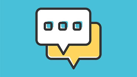 Live-Chat-Nachricht-SMS-Chatbot