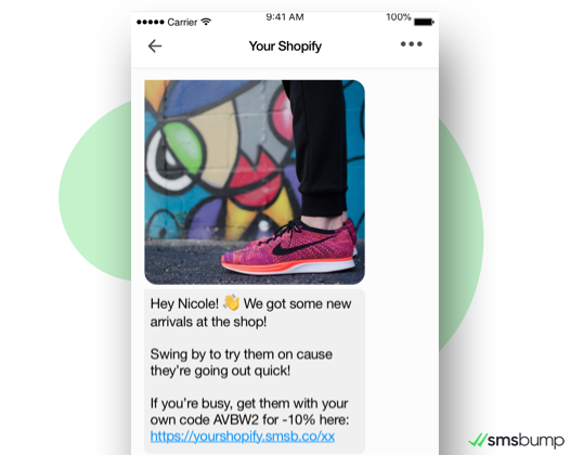 Lancia una campagna di marketing via SMS con SMSBump per Shopify