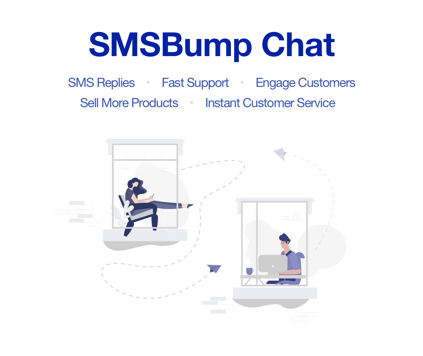 Chat SMSBump: inizia a inviare SMS ai clienti sul dispositivo mobile dal tuo negozio Shopify
