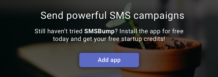 使用 SMSBump 从 Shopify 的 SMS 营销开始