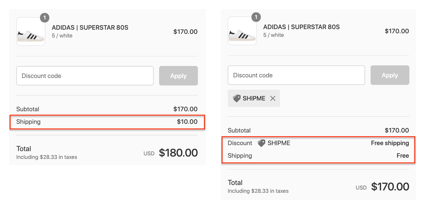 Shopify 的廢棄購物車恢復短信自動化中的個人免費送貨折扣