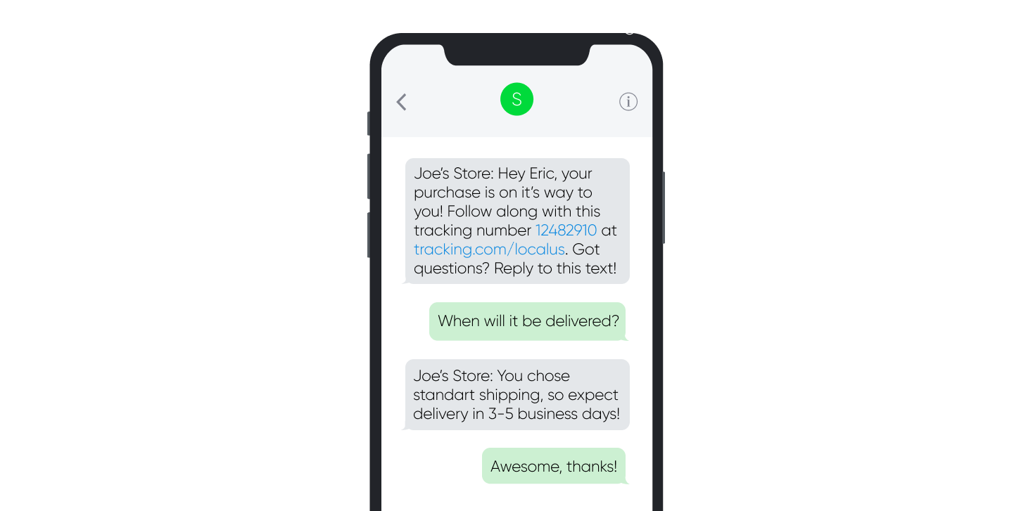 SMS チャット