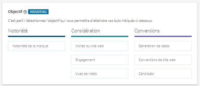 linkedin ads-ziele