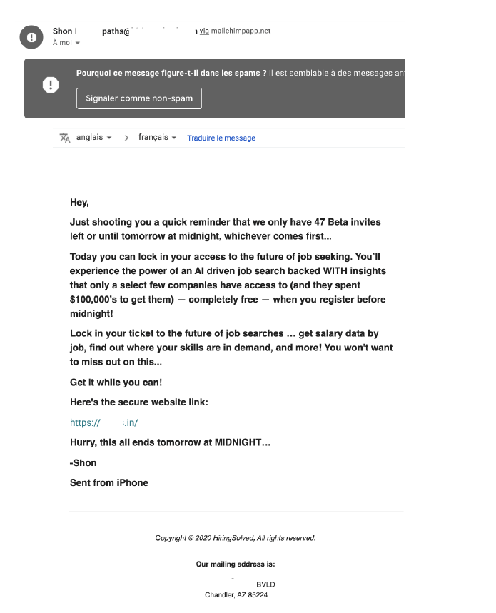 przykładowe błędy zimne e-maile