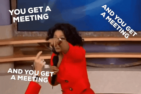Oprah Winfrey Meeting GIF von MOODMAN