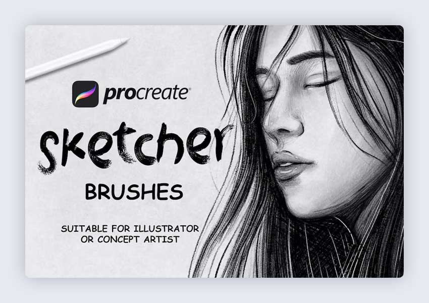 Procreate スケッチャー ブラシ