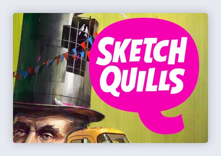 Procreate用の弾力のあるインクペン