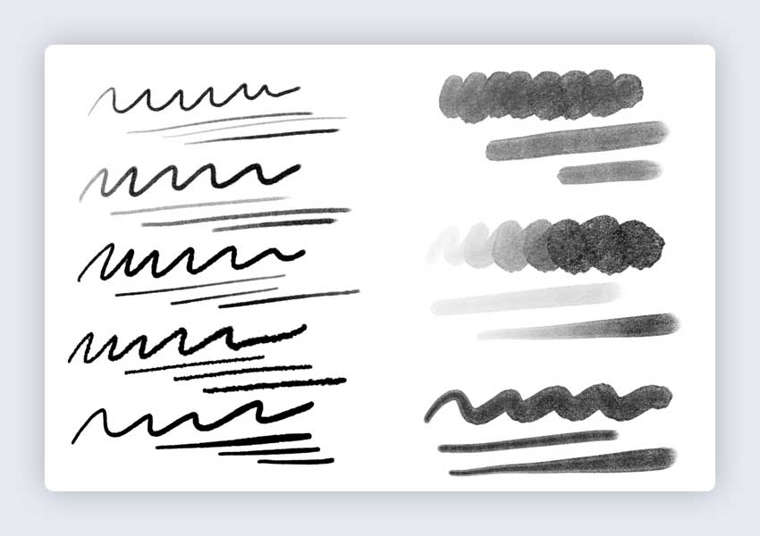 スケッチング Procreate ブラシ セット