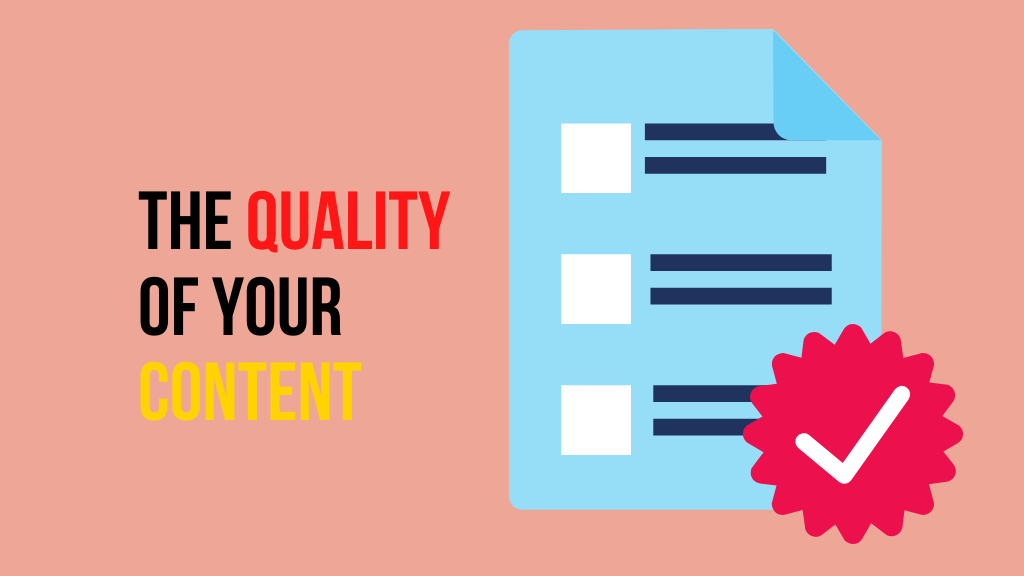 Noções básicas de SEO: tudo o que você precisa para otimizar seu site 3 The quality of your content