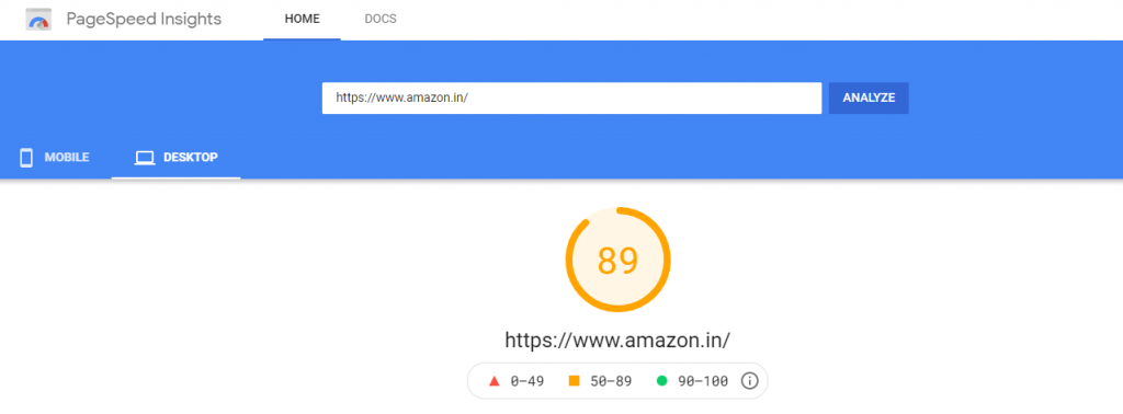 PagespeedInsights