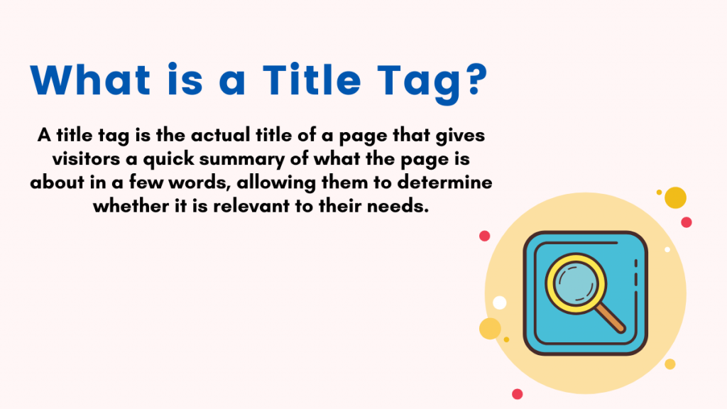 What is a Title Tag