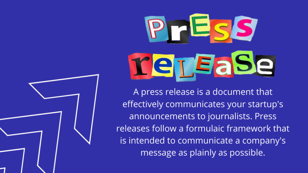 press release
