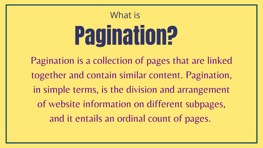 What is Pagination