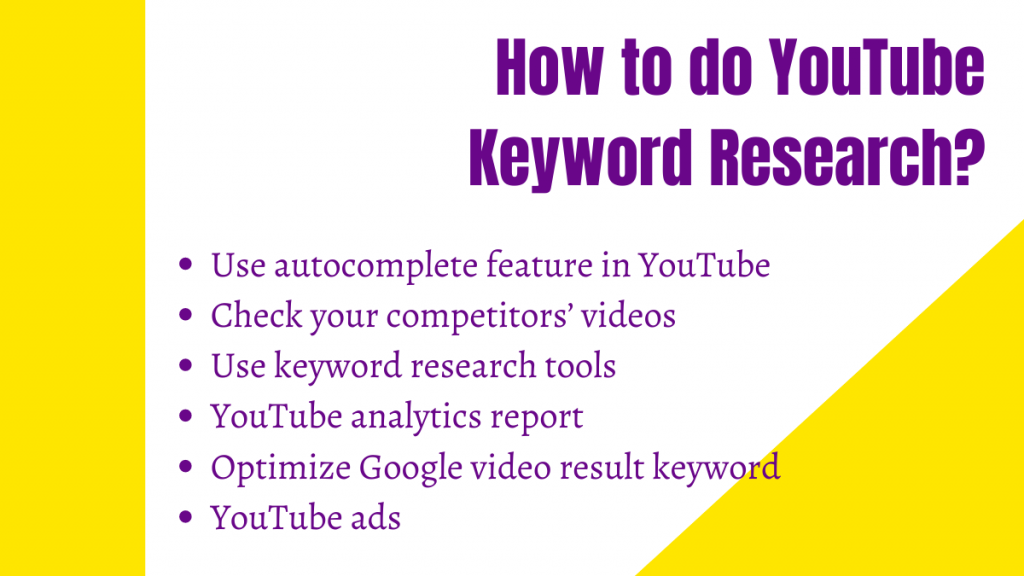 How to do YouTube Keyword Research