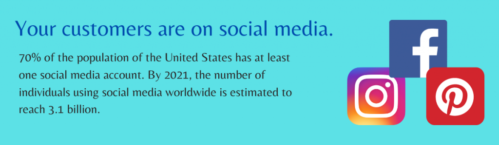 Your customers are on social media.