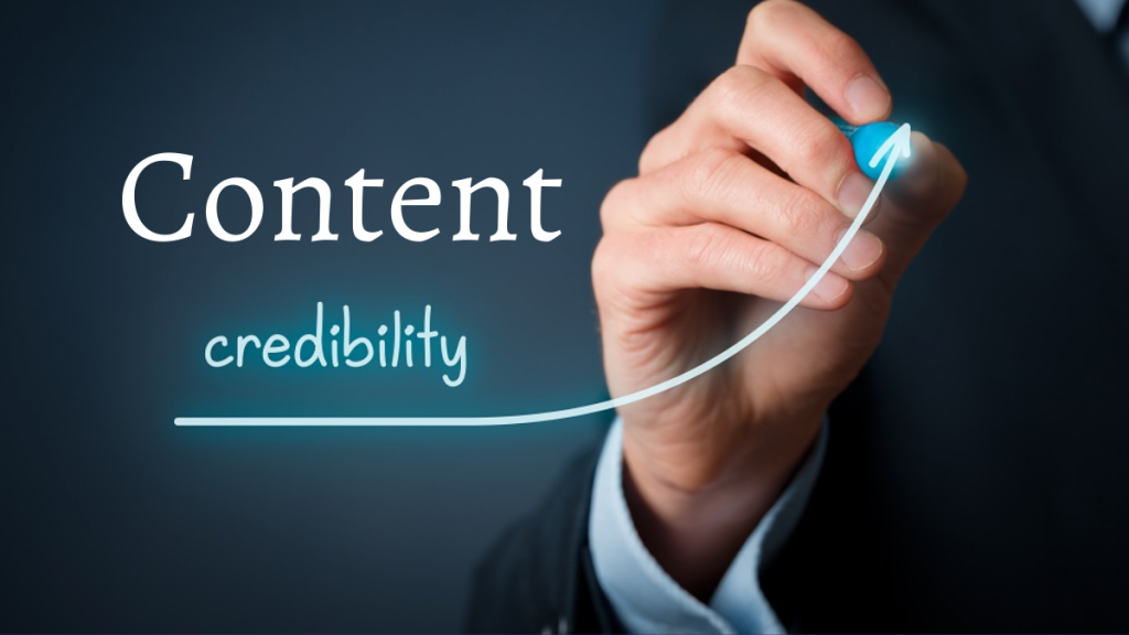 Increased Content Credibility
