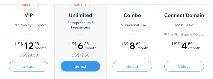 Wix vs Elementor: Pembuat Situs Web 5 wix price india