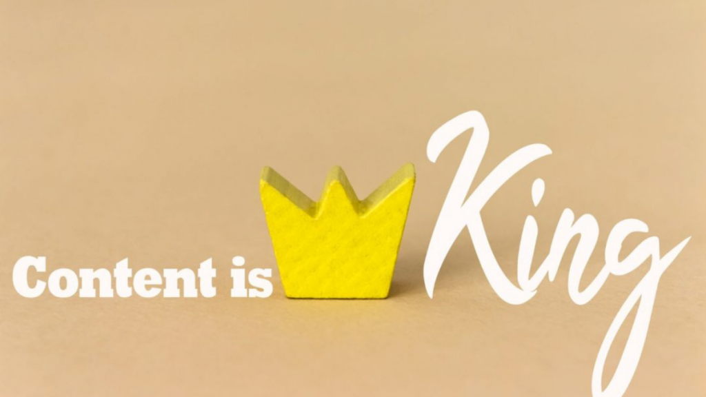 content is a king