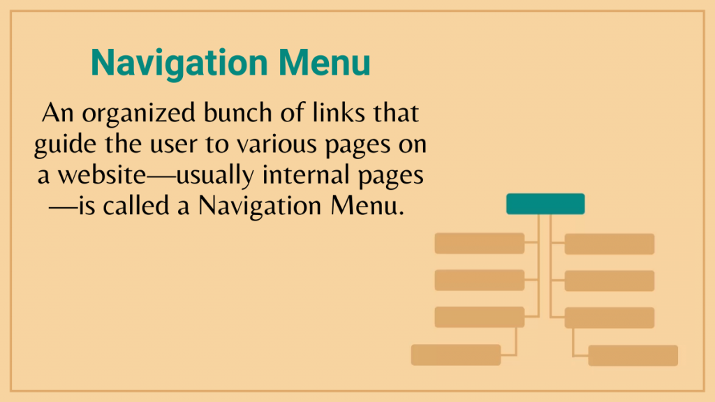 navigation menu