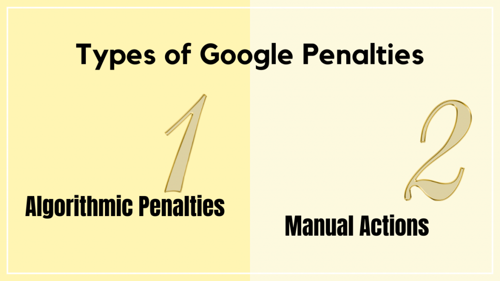 Types of Google Penalties