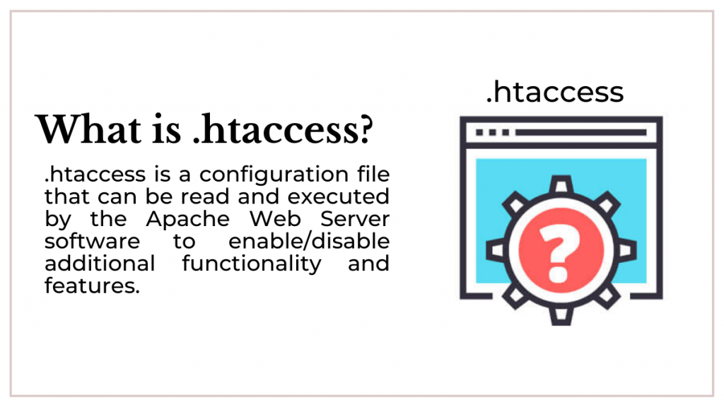 What is .htaccess