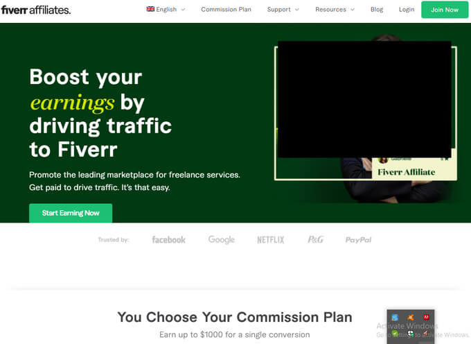 Fiverr Affiliate