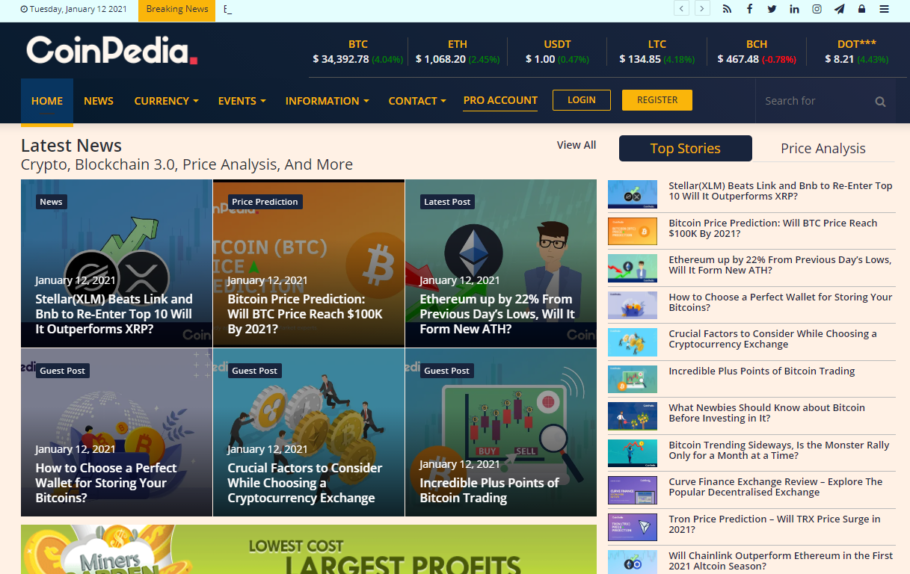 Cryptocurrencies Blog