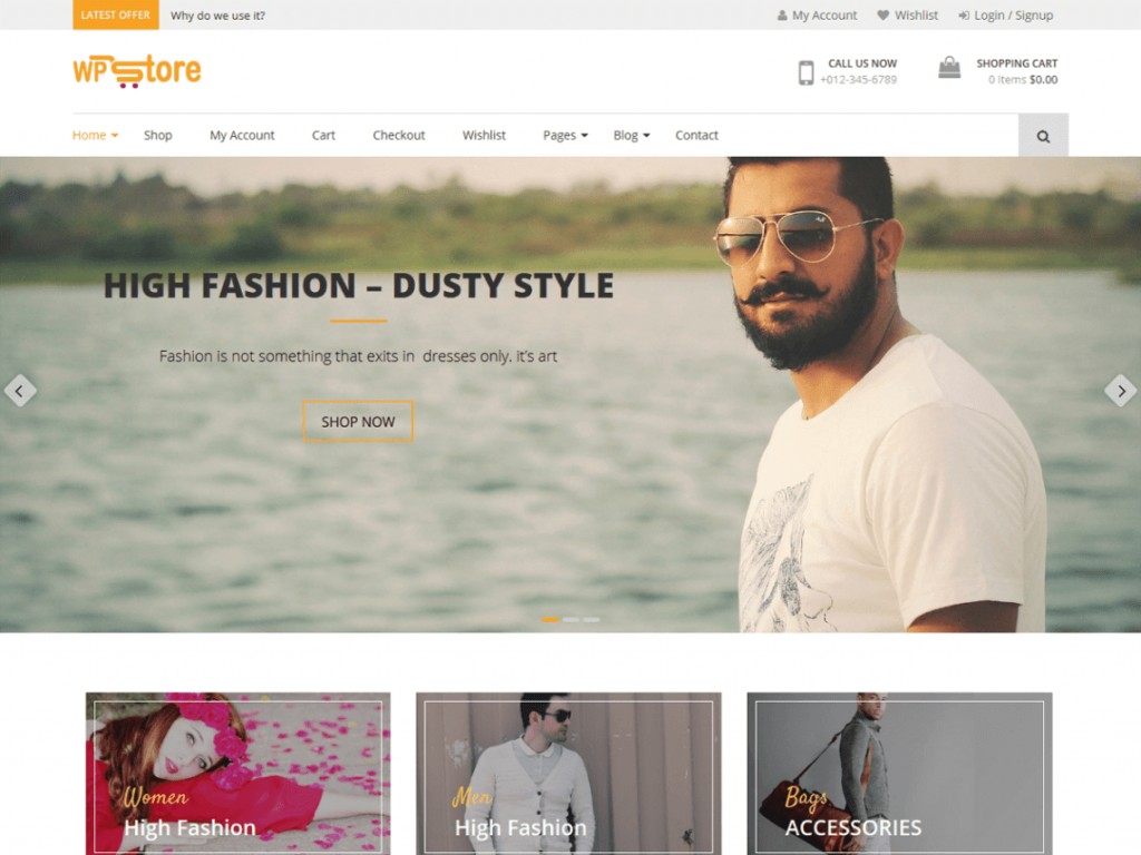 WP Store Amazing Free WooCommerce WordPress Theme