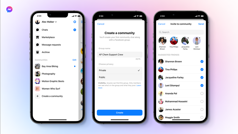 Messenger 上的社區聊天
