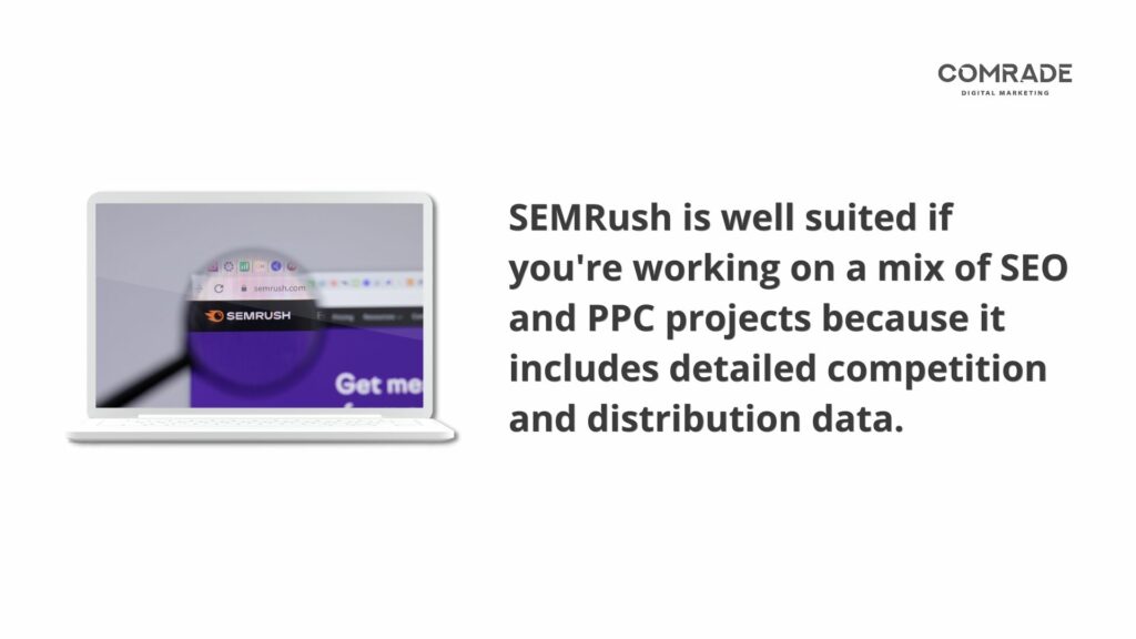 SEMRush pour les projets SEO et PPC