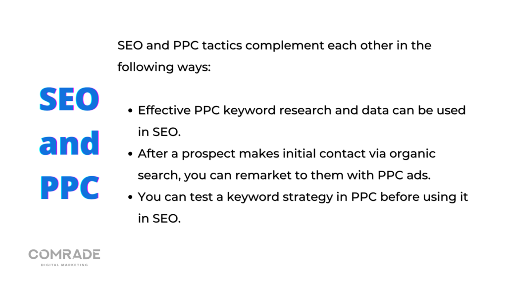 tattiche di marketing digitale - SEO e PPC