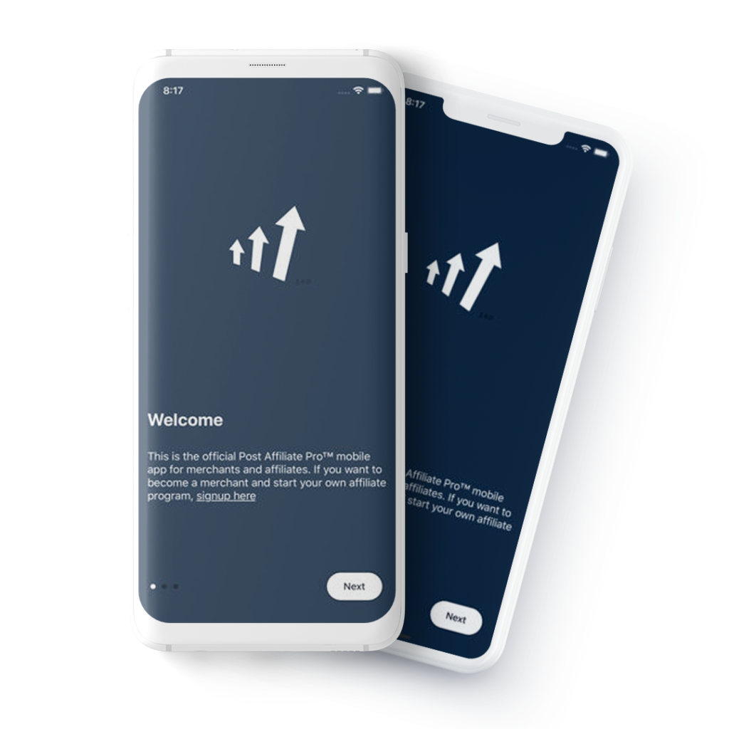 Opublikuj makiety aplikacji mobilnych Affiliate Pro