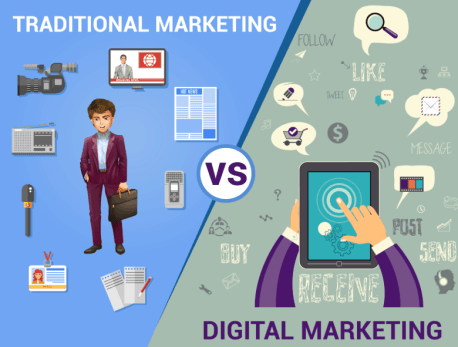 Marketing numérique vs marketing traditionnel